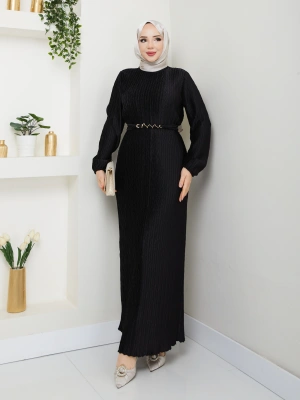 Kendiliğinden Piliseli Elbise