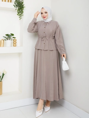 Modal Kumaş Etekli Takım