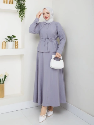 Modal Kumaş Etekli Takım