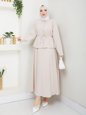 Modal Kumaş Etekli Takım