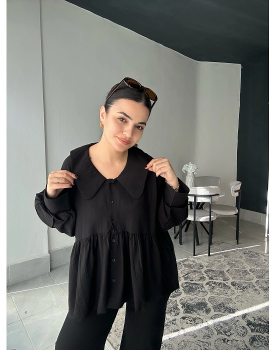 Kalp Yaka Siyah Takım