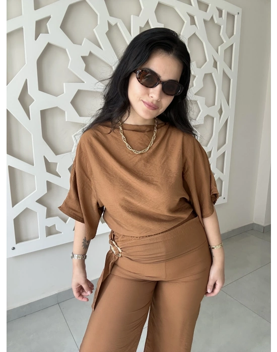 Tokalı Modal Camel Takım