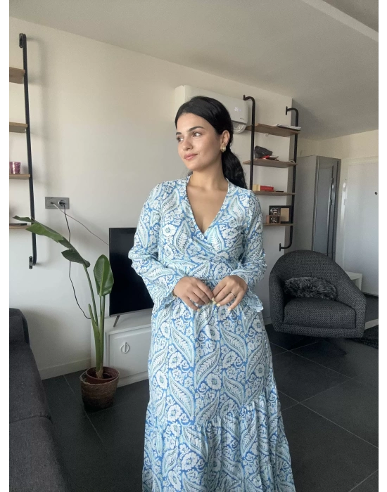 Desenli Etekli Takım