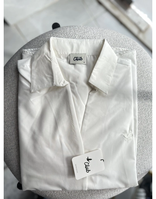 Orijinal Bymn Marka Beyaz Gömlek