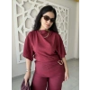 Tokalı Modal Bordo Takım