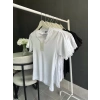 DANTELLİ BEYAZ TİŞÖRT
