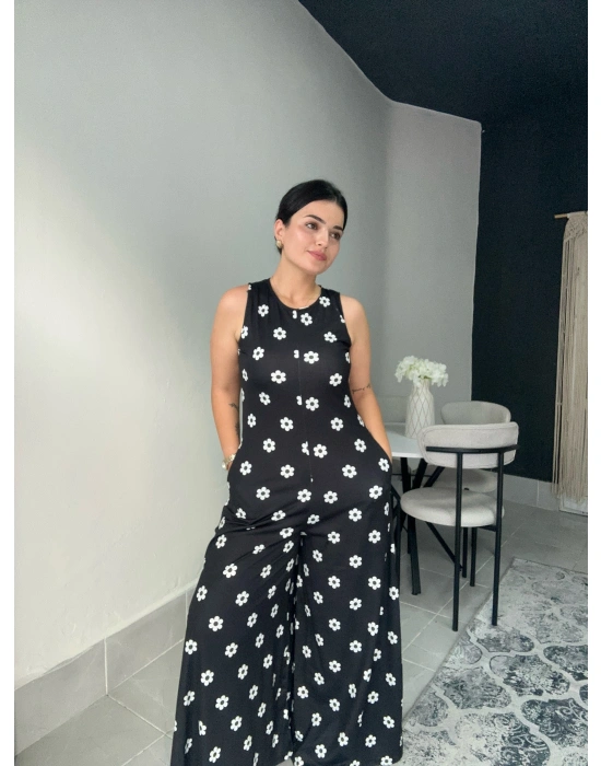 Papatya Desenli Tulum