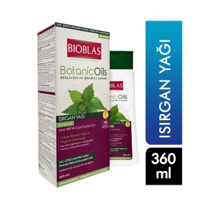 Bioblas Botanic Oils Isırgan Yağlı Saç Şampuanı 360 ml