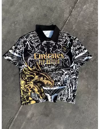 FLY Polo Yaka Unisex Oversize Tshirt