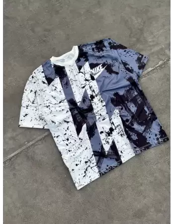 Yıldırım Desenli Dijital Unisex Tshirt