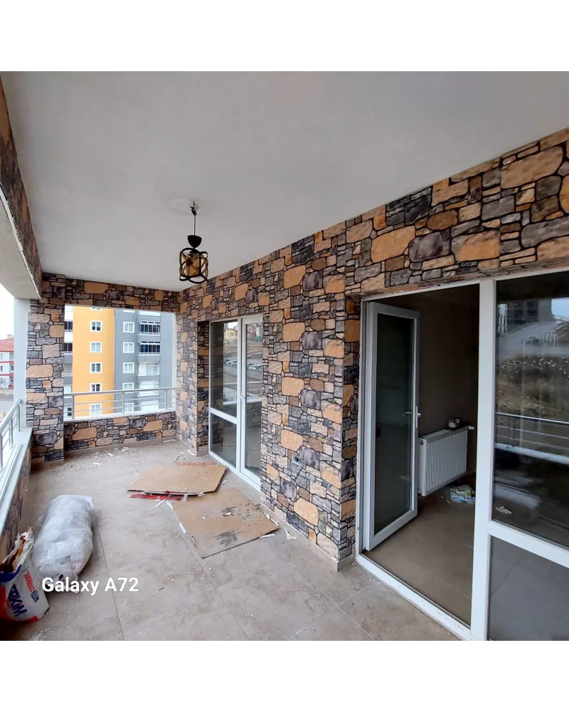 DOĞAL BUZ TAŞ DESENLİ DUVAR PANELİ