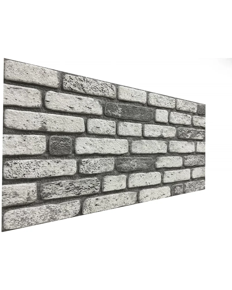 ESKİTME GRİ TUĞLA DESENLİ DUVAR PANELİ