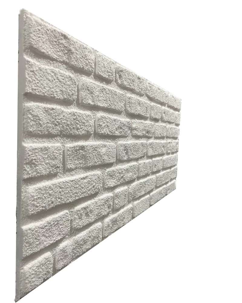 Tuğla Desenli Dekoratif antik beyaz