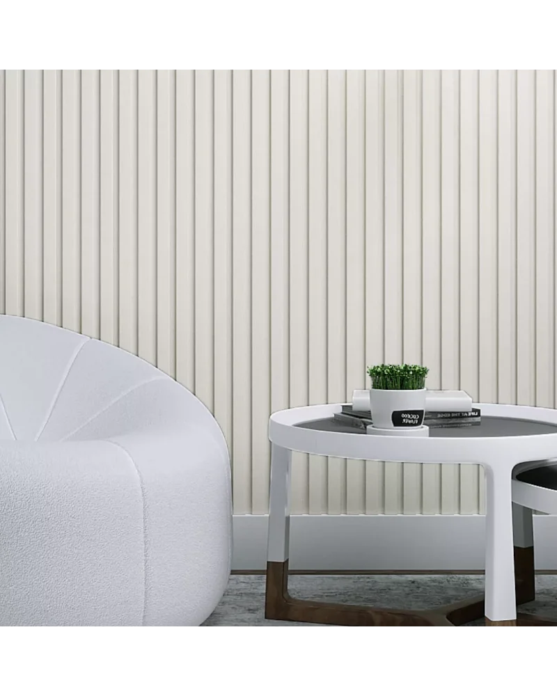 Mdf Duvar Lambri Panel 12cmx280cm Beyaz