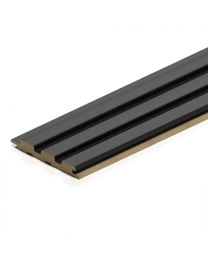Mdf Duvar Lambri Panel 15cmx280cm Antrasit