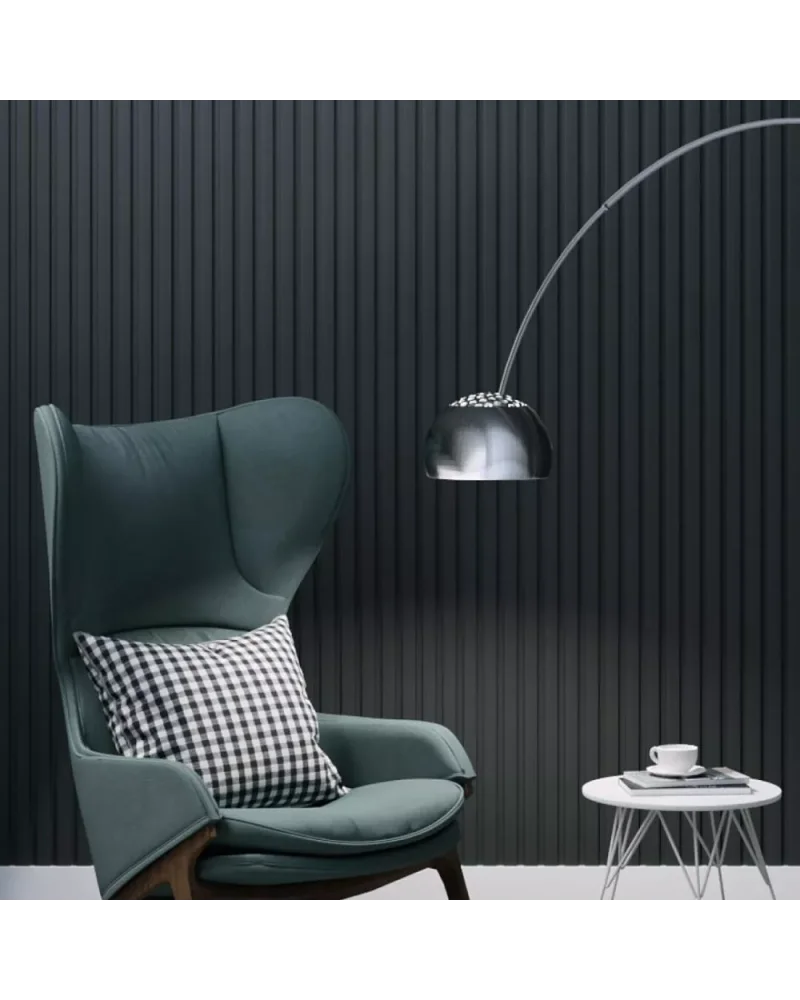 Mdf Duvar Lambri Panel 12cmx280 cm Siyah