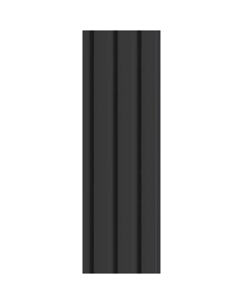 Mdf Duvar Lambri Panel 12cmx280 cm Siyah
