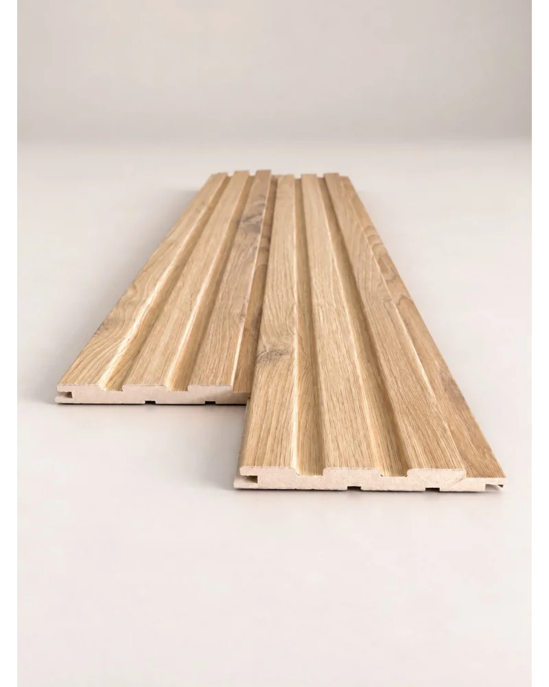 Mdf Duvar Lambri Panel 12cmx280cm Meşe