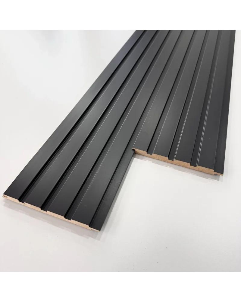 Mdf Duvar Lambri Panel 15cmx280cm Siyah
