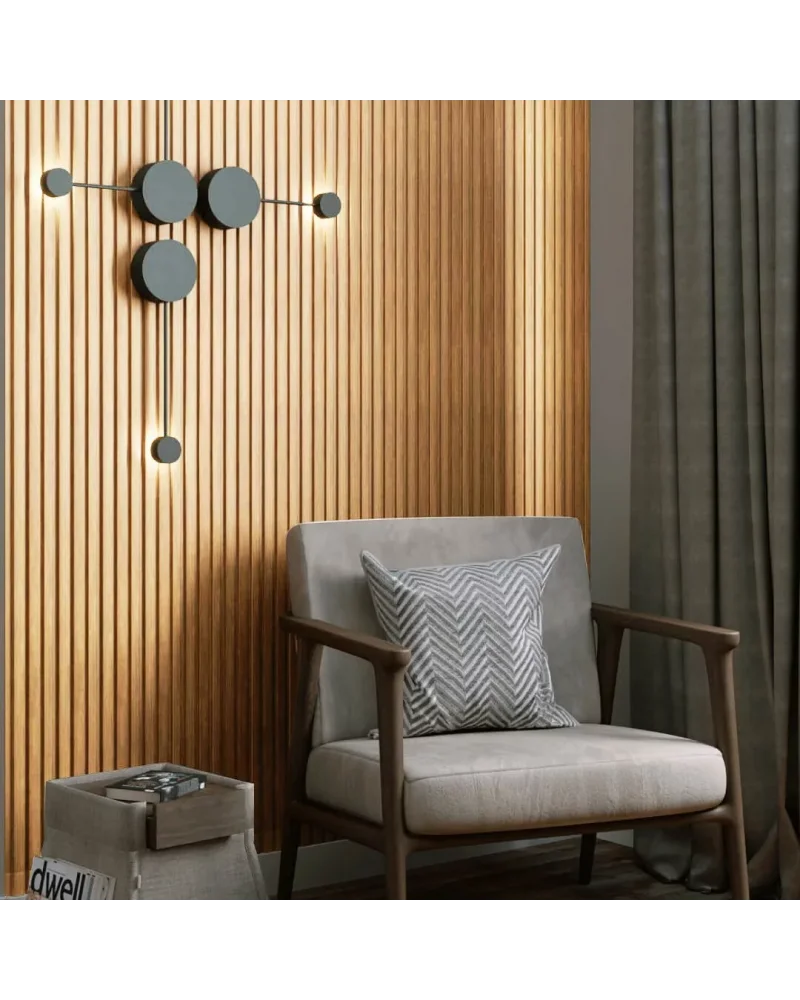 Mdf Duvar Lambri Panel teak 12cmx280cm Teak