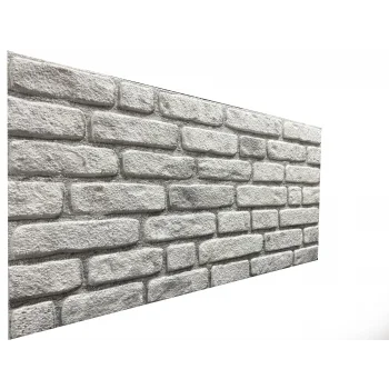 ANTİK GRİ TUĞLA DESENLİ DUVAR PANELİ