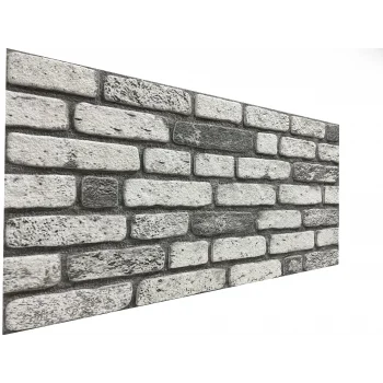 ESKİTME GRİ TUĞLA DESENLİ DUVAR PANELİ