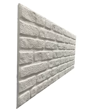 Tuğla Desenli Dekoratif antik beyaz