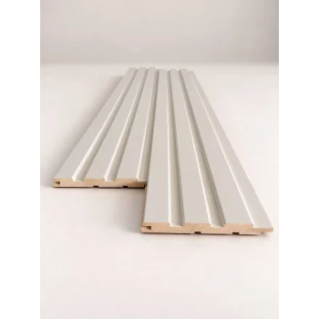 Mdf Duvar Lambri Panel teak 12cmx280cm Bej