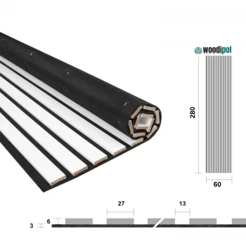 Woodipol-BEYAZ 60*280 cm