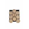 Hexagon Altıgen Mdf Akustik Duvar Paneli 65x80CM Atlantik Çam
