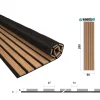 Woodipol-AMAZON TEAK 60*280 cm