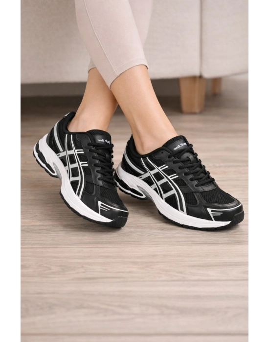 Kadın Air Taban Spor Ayakkabı Nefes Alabilir Fileli