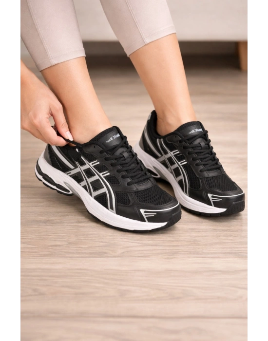 Kadın Air Taban Spor Ayakkabı Nefes Alabilir Fileli