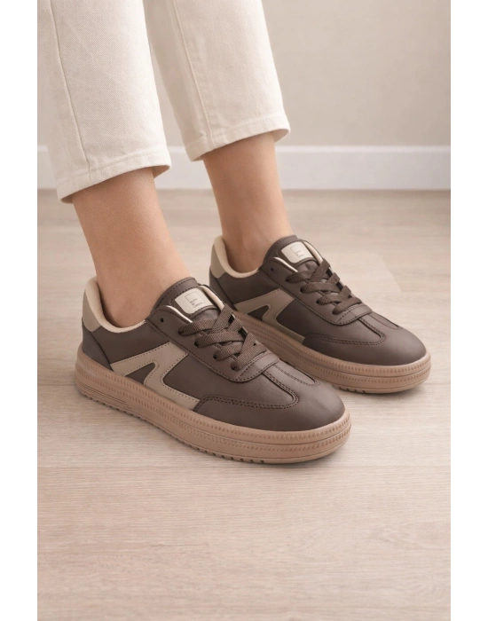 Unisex Rahat Taban Bağcıklı Sneaker Ayakkabı