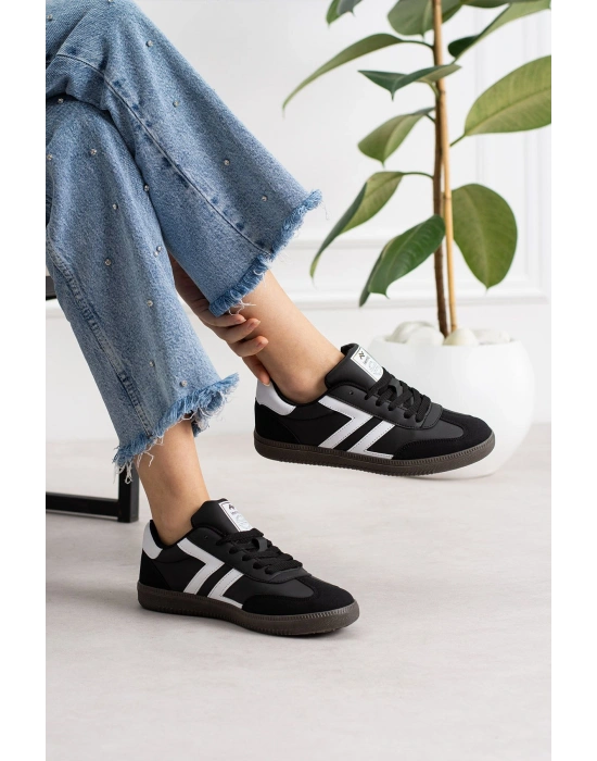 Kadın Düşük Bilek Bağcıklı Sneaker