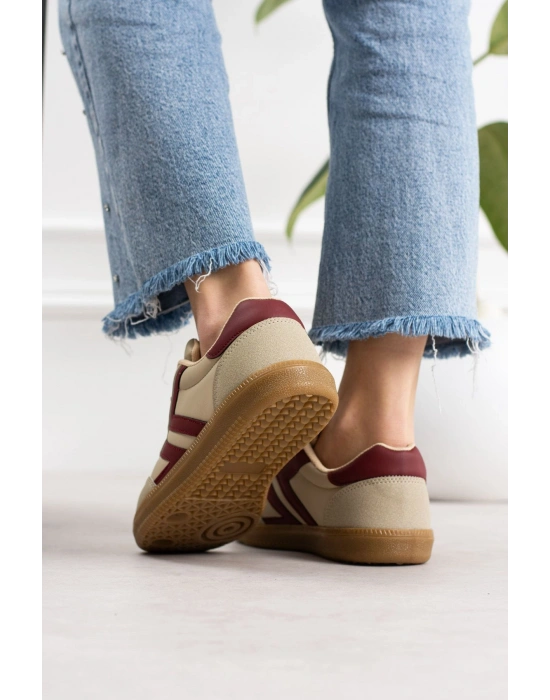 Kadın Düşük Bilek Bağcıklı Sneaker