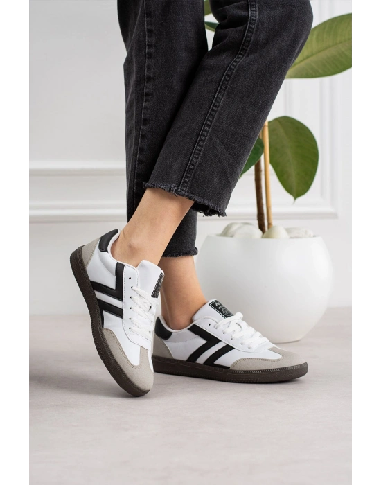 Kadın Düşük Bilek Bağcıklı Sneaker