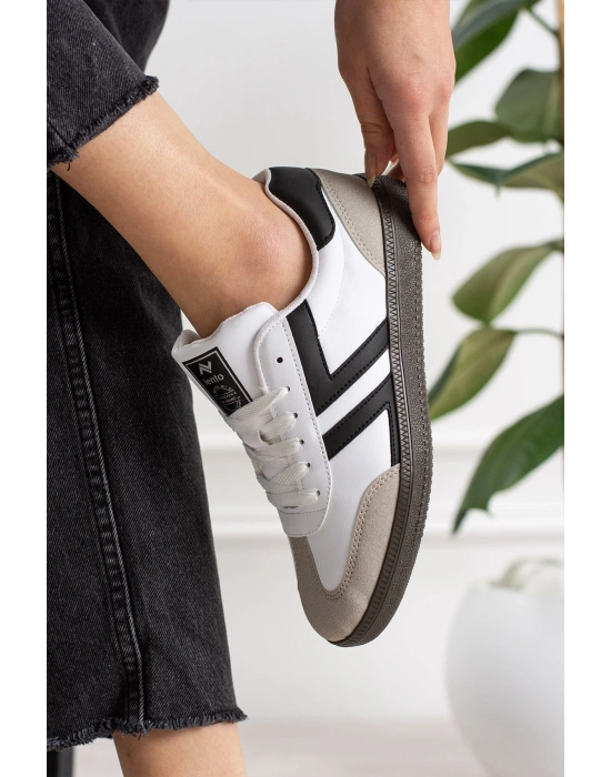 Kadın Düşük Bilek Bağcıklı Sneaker