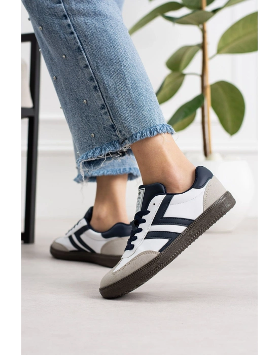 Kadın Düşük Bilek Bağcıklı Sneaker