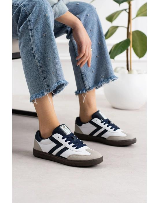 Kadın Düşük Bilek Bağcıklı Sneaker
