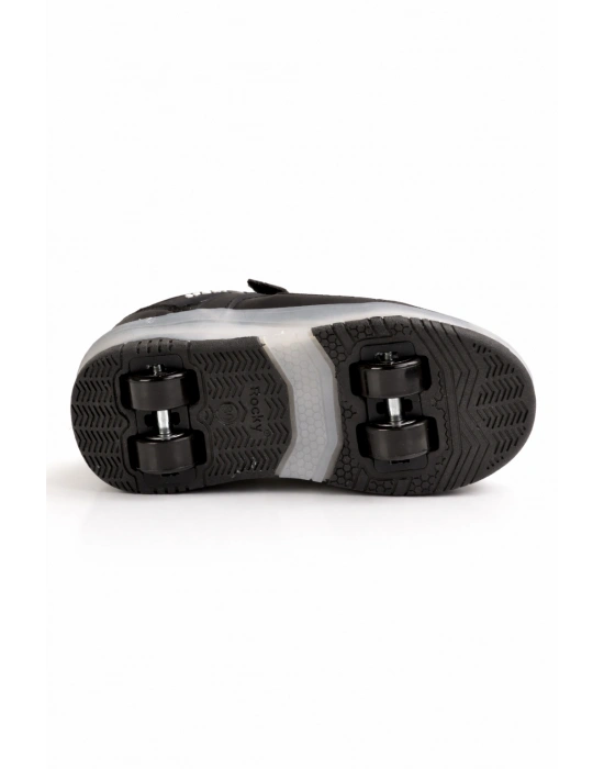 PATENLİ CIRTLI IŞIKLI SPOR AYAKKABISI 4 TEKERLEKLİ PATEN –IŞIKLARI ON/OFF Tuşlu