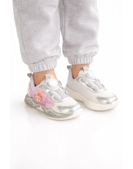 Kız Çocuk Mekanizmalı Spor Ayakkabı – Rahat ve Trend Tasarım