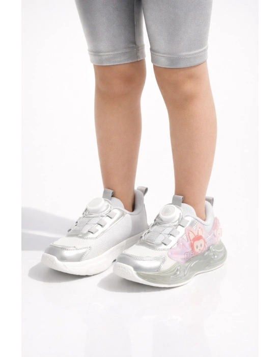 Kız Çocuk Mekanizmalı Spor Ayakkabı – Rahat ve Trend Tasarım