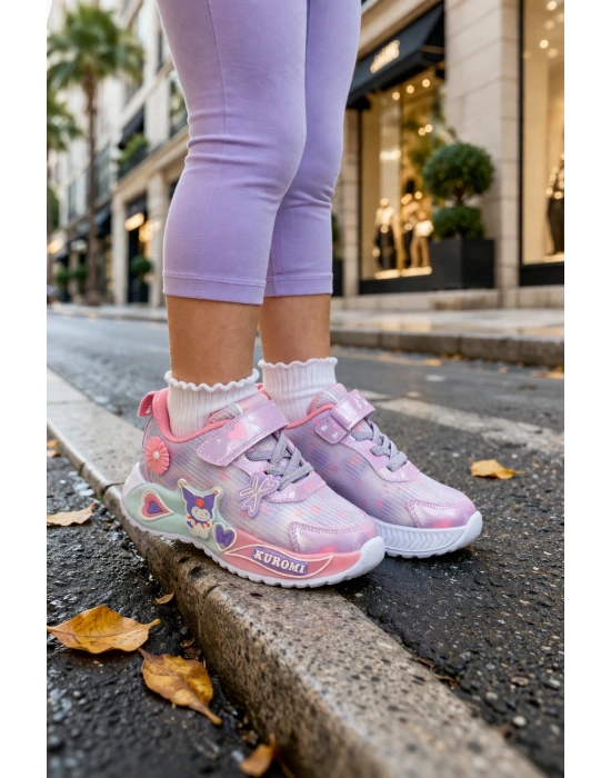 KIZ ÇOCUK SPOR AYAKKABISI HAFİF VE ESNEK