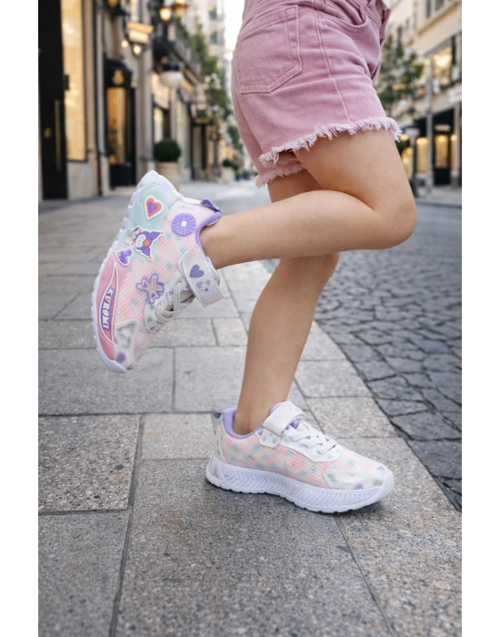 KIZ ÇOCUK SPOR AYAKKABISI HAFİF VE ESNEK