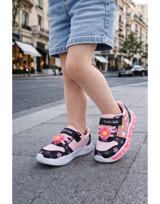 Kız Çocuk Eğlenceli Figürlü Işıklı Spor Ayakkabı