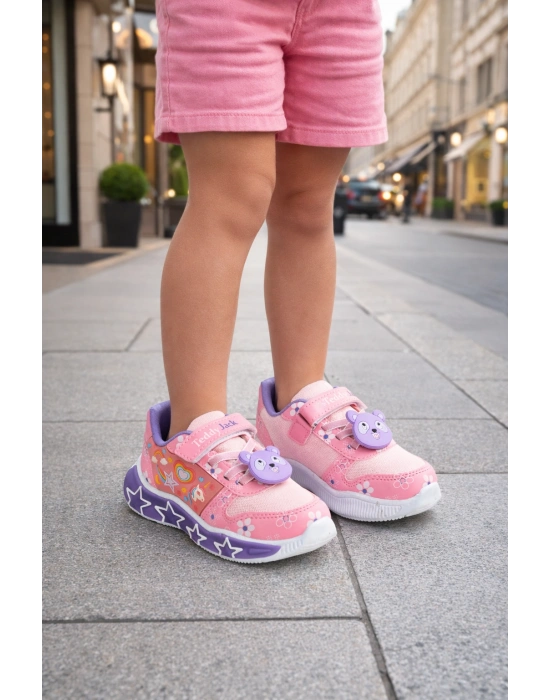 Kız Çocuk Eğlenceli Figürlü Işıklı Spor Ayakkabı