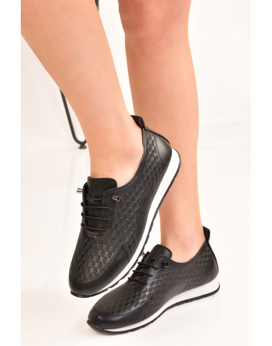 ANNE& KADIN LASTİKLİ ORTOPEDİK MODEL GÜNLÜK PETEK DESENLİ SPOR AYAKKABI