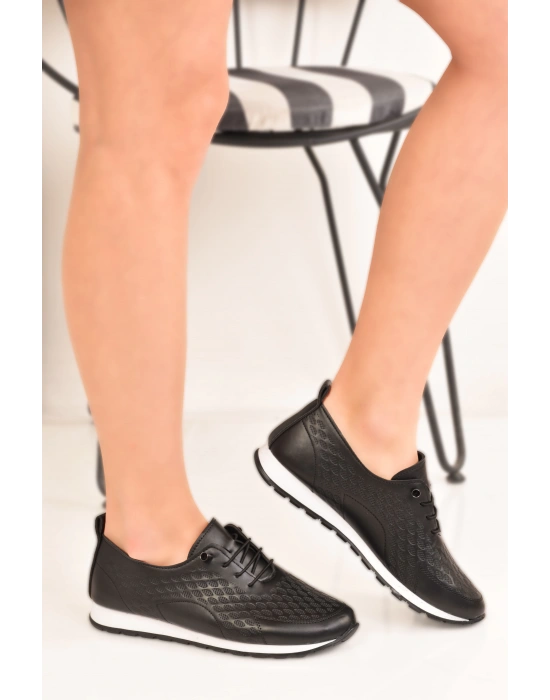 ANNE& KADIN LASTİKLİ ORTOPEDİK MODEL GÜNLÜK PETEK DESENLİ SPOR AYAKKABI