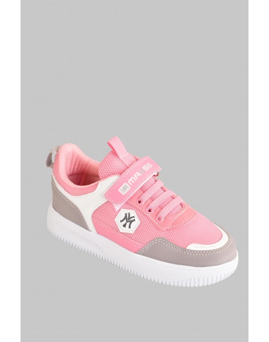 Cırtlı Kız Çocuk Günlük Spor Ayakkabı Sneaker